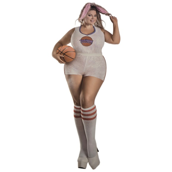 Plus Size Basketball Bunny Costume 2xL - Picture 1 of 6
